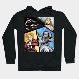 4 characters of knight Hoodie